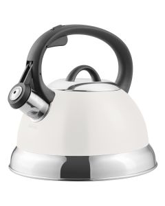 Mr. Flintshire 1.75 Quart Whistling Tea Kettle in Linen